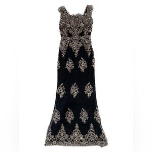 Soieblu Evening Gown with Sequins